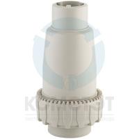 Обратный клапан PP-H шаровой 020, FPM, PN10, FIP