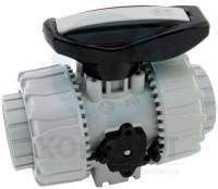 Кран шаровый ХПВХ муфтовый 020, PTFE-EPDM, PN16, FIP